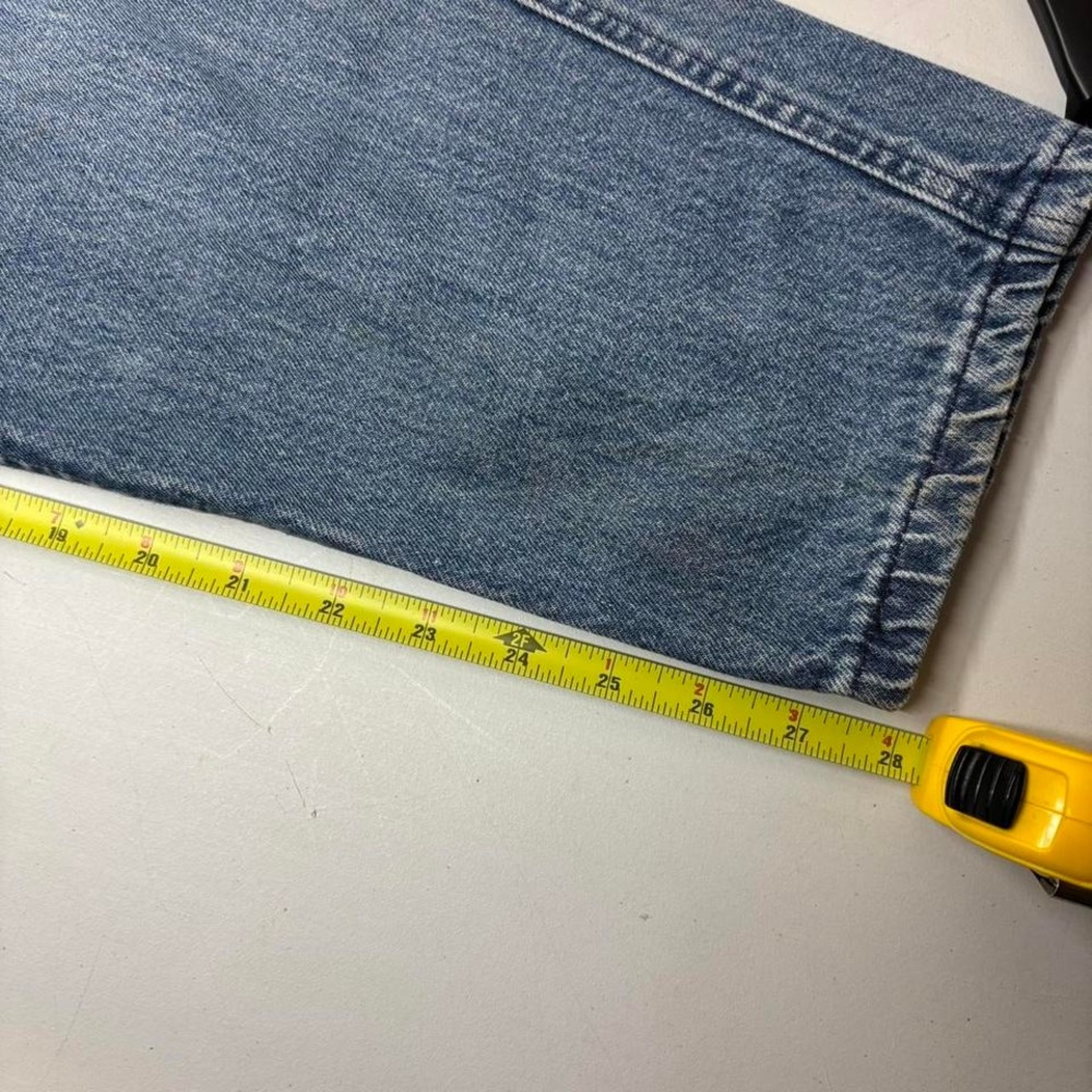 VTG 80s/90s LEE Womens High Waisted Faded Pleated Denim Jeans Saddleback 31x29 - Picture 7 of 7
